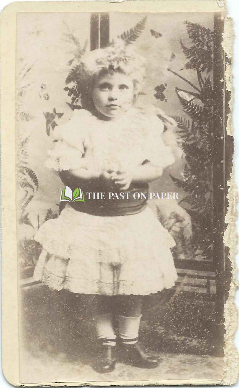 Carte de Visite of Rose Shedel, London, 1880s - Past on Paper