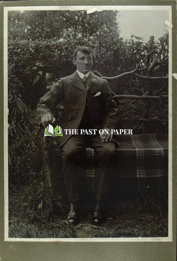 Cabinet Card of an Unidentified Gentleman with Cigarette,1900s