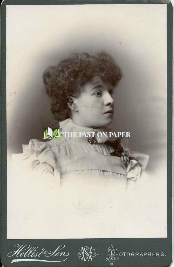 Cabinet Card of Unidentified Female, London, 1900s