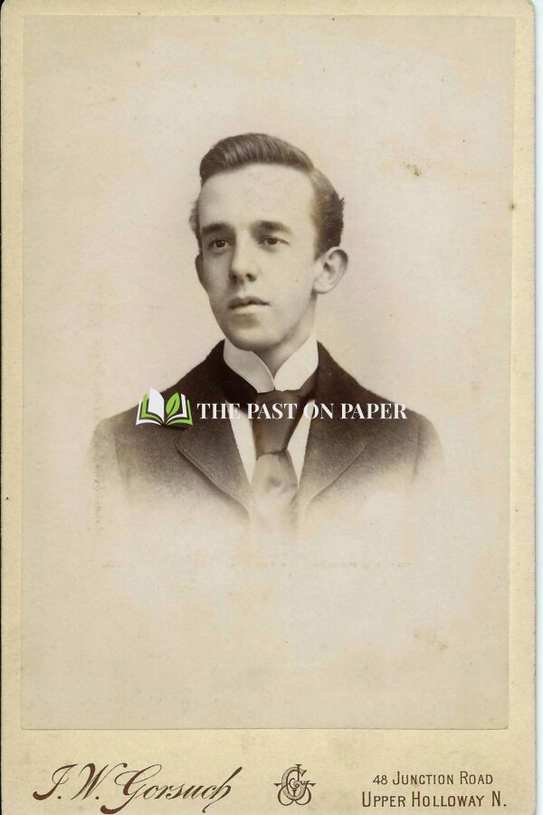 Cabinet Card of Unidentified Gentleman, London, 1900s