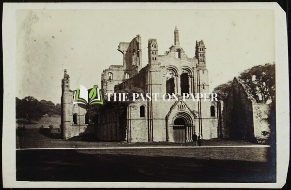 Carte de Visite of Kirkstall Abbey Ruins, Leeds, 1870s