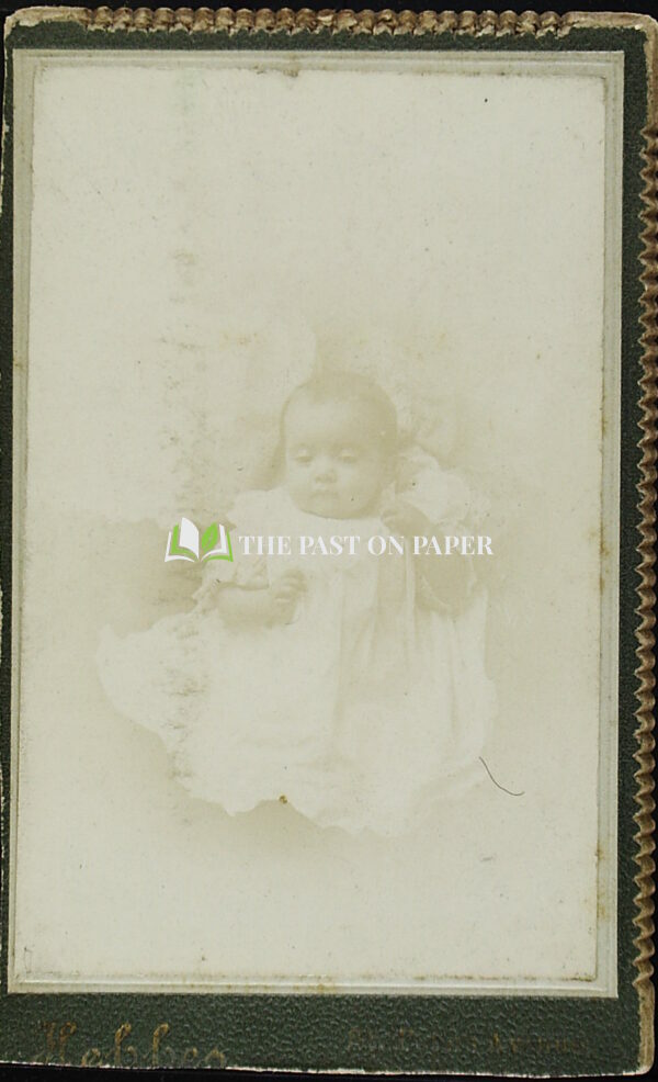 Carte de Visite of Unknown Baby, est 1900s