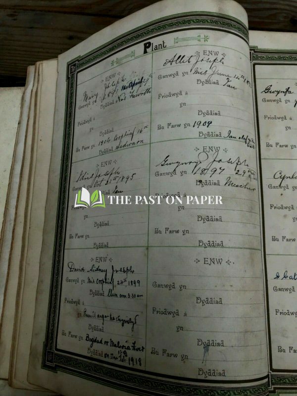 Victorian leather Welsh Family Bible with Birth Death Entries Joseph Family - Image 6