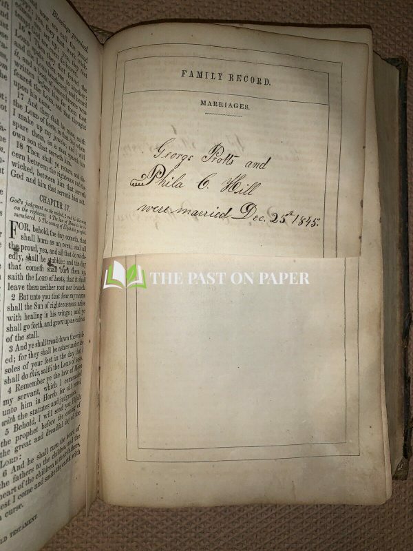 Protts Family Bible - Image 3