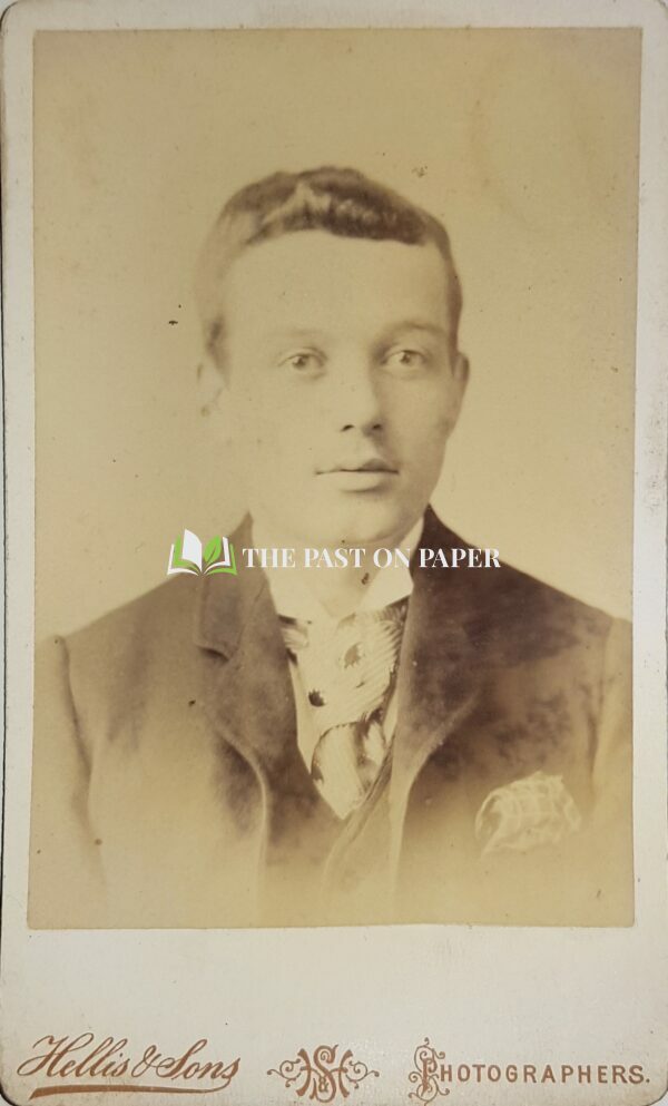 Carte de Visite of Unidentified Male, London, 1890s