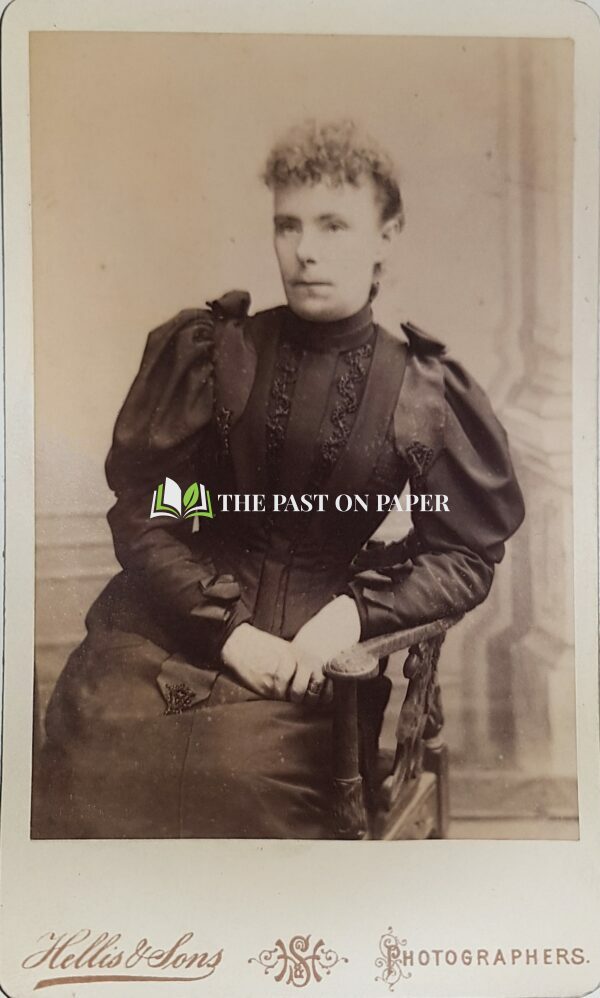 Carte de Visite of Unidentified Female, London, 1890s