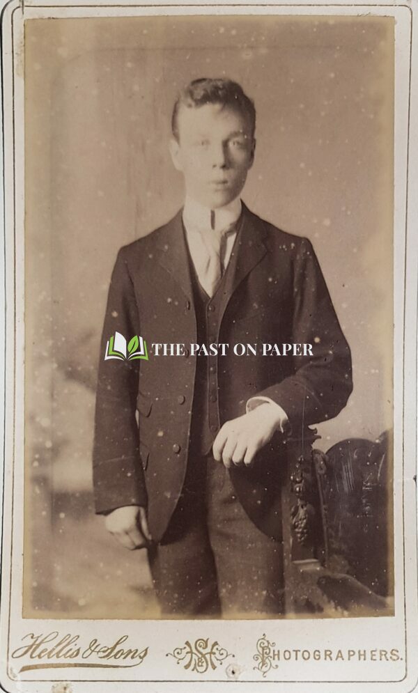 Carte de Visite of Unidentified Male, London, 1890s