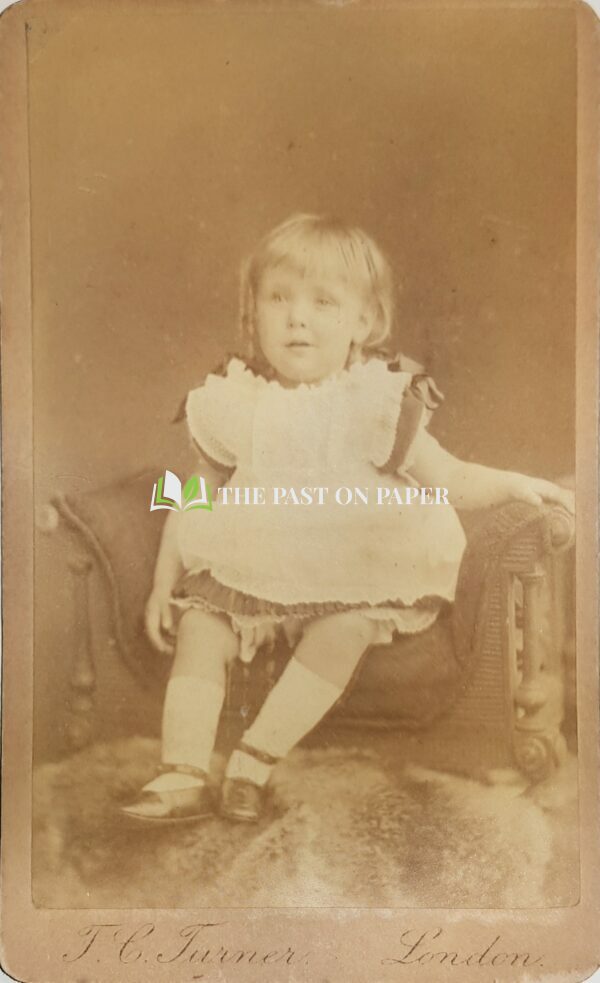 Carte de Visite of Dorothy Frances Johns, Islington, 1882